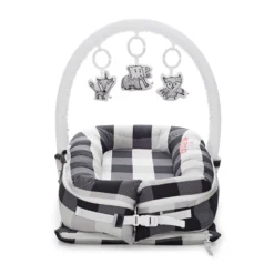 Deluxe+ Dock - Charcoal Buffalo -DockATot 10331 8 scaled