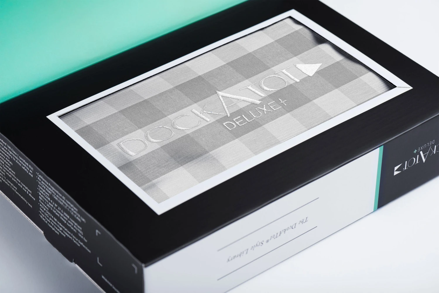 Spare Cover (Deluxe+) - Stone Gingham 1 Spare Cover (Deluxe+) - Stone Gingham