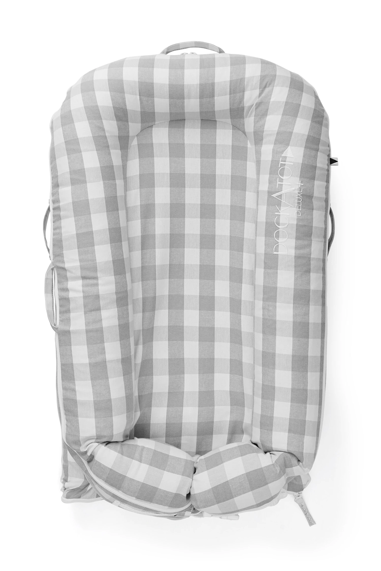 Spare Cover (Deluxe+) - Stone Gingham 2 Spare Cover (Deluxe+) - Stone Gingham - Image 2