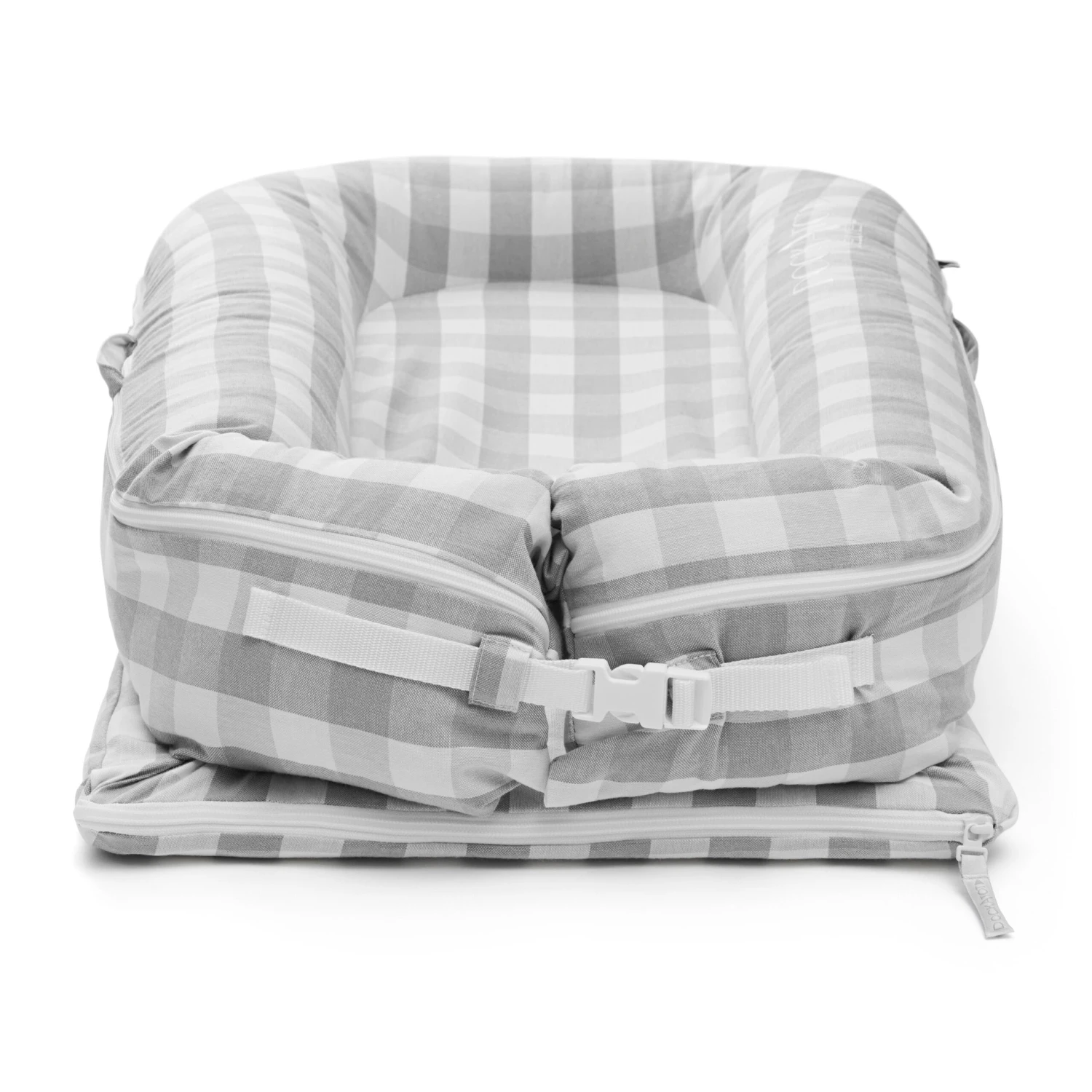 Spare Cover (Deluxe+) - Stone Gingham 3 Spare Cover (Deluxe+) - Stone Gingham - Image 3
