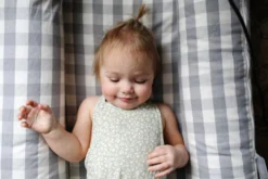 Spare Cover (Grand) - Stone Gingham -DockATot 204117 6 scaled