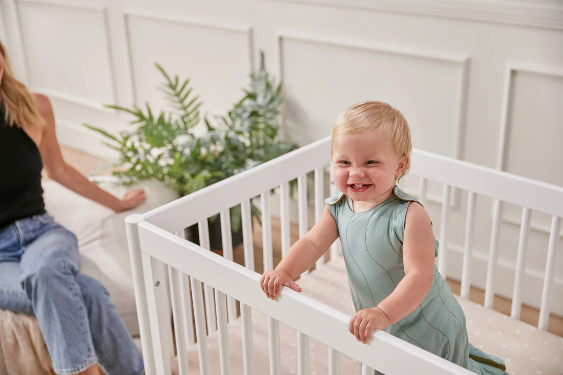 DockATot Sleep Bag - Blue Surf/Avocado 5 DockATot Sleep Bag - Blue Surf/Avocado - Image 5