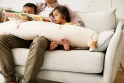 Cosset Body Pillow – Sand Chambray -DockATot 630103 08 scaled