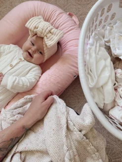 Deluxe+ Dock - Blossom Chambray -DockATot Large JPG Tag our.sunshiny.daysifusedonsocial