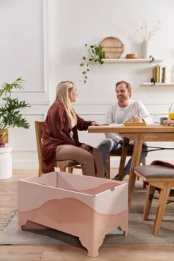 Kind Essential Bassinet - Watercolor Mountains -DockATot Small JPG 22.11.7DockATot21408