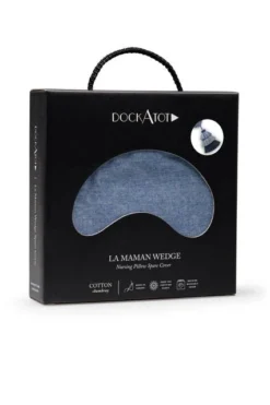Spare Cover (La Maman Wedge) - Indigo Chambray