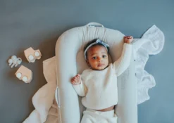 Spare Cover (Deluxe+) - Cloud Grey -DockATot thumbnail 17 ef7ac61f 1546 45a4 97e7 94970f4dcc31